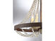 Mallory 4 Light 26 inch Fossil Stone Pendant Ceiling Light