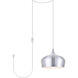 Nora 1 Light 11.5 inch Burnished Nickel Pendant Ceiling Light