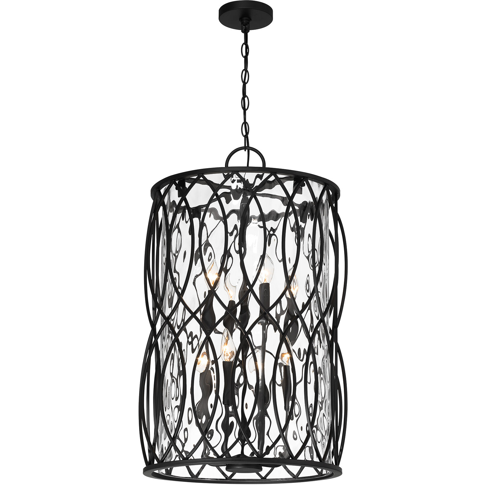 Snowden 8 Light 18 inch Matte Black Pendant Ceiling Light