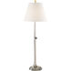 Suzanne Kasler Wyatt 20.5 inch 60 watt Polished Nickel Accent Lamp Portable Light in Linen