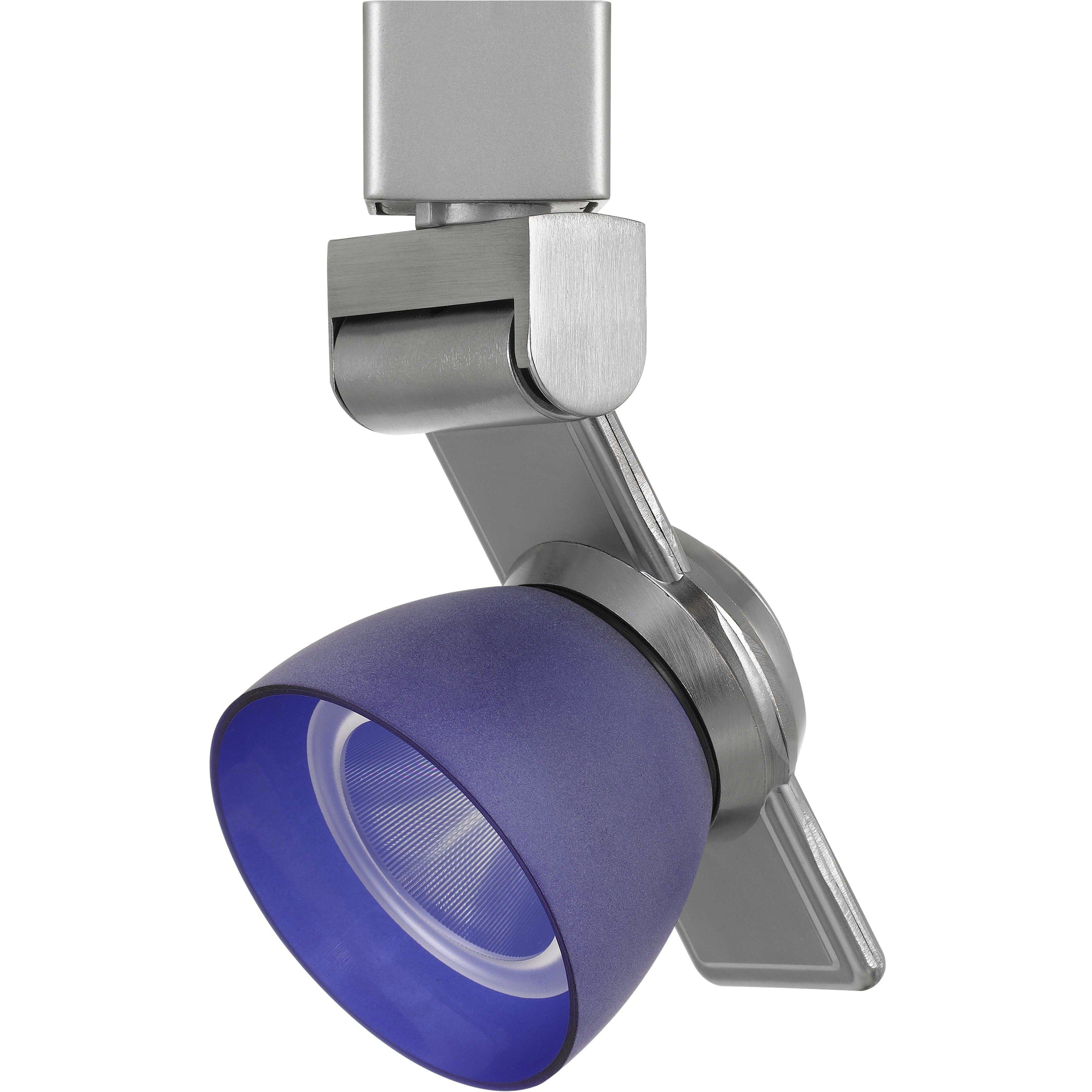 Signature 1 Light Brushed Steel Track Head Ceiling Light