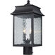 Heirloom 2 Light 19 inch Black Outdoor Postmount