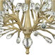 Eve LED 33.5 inch Champagne Gold Chandelier Ceiling Light