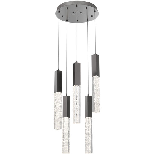 Axis LED 16.5 inch Graphite Chandelier Ceiling Light in 2700K LED, Multi-Port