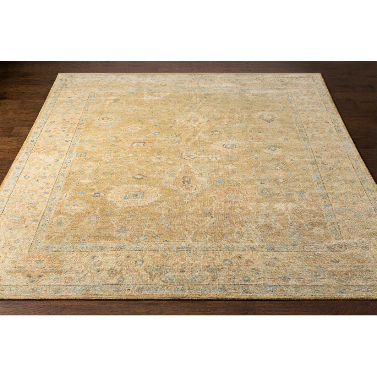 Normandy 120 X 96 inch Light Olive Rug in 8 x 10, Rectangle