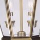 Georgetown 2 Light 21 inch Antique Brass Outdoor Post Top Lantern