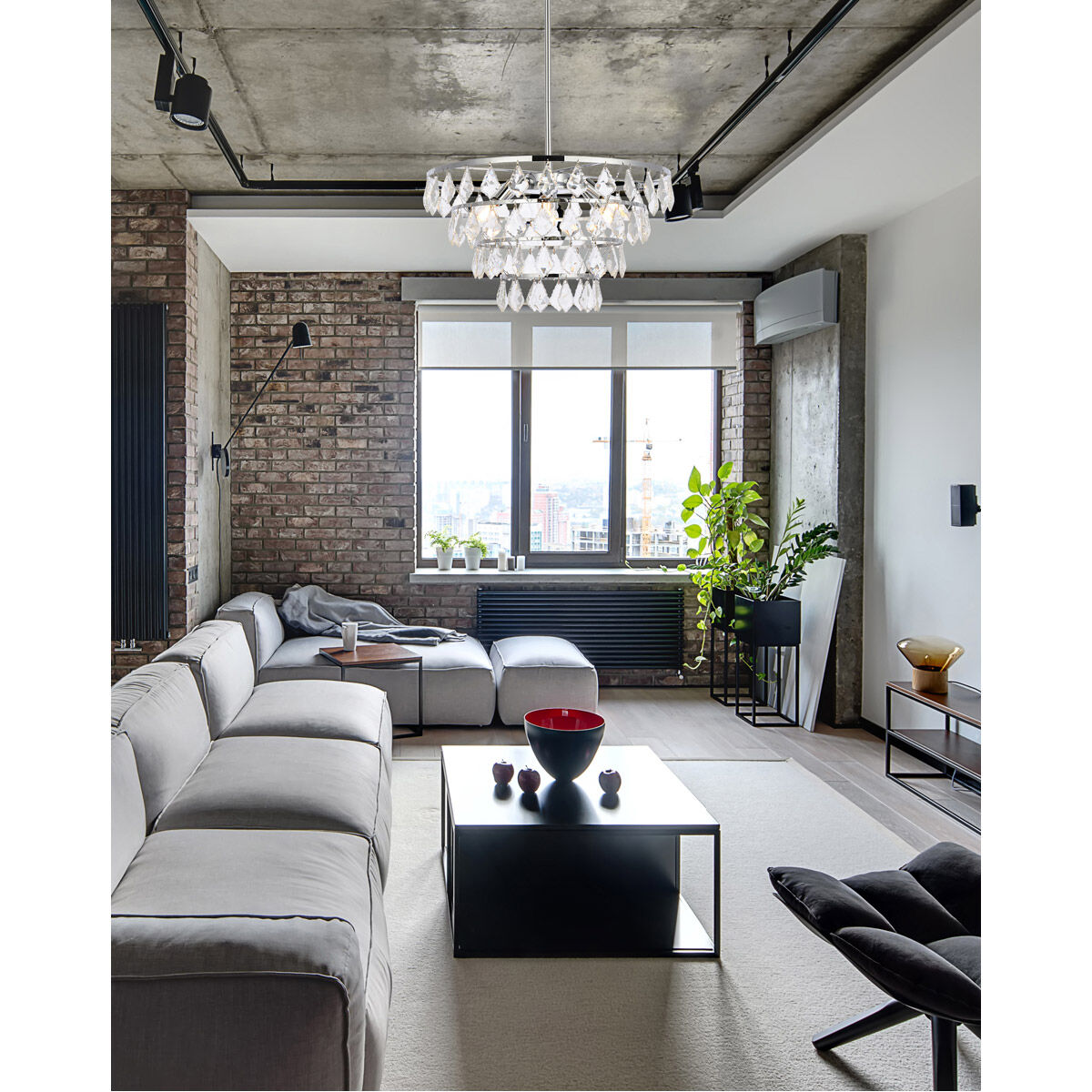 Ella 6 Light 20 inch Chrome Pendant Ceiling Light