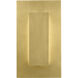 Sean Lavin Aspen LED Natural Brass Outdoor Wall Light, Integrated LED