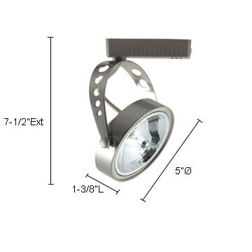 Mini Deco 1 Light 120V White Track Lighting Ceiling Light