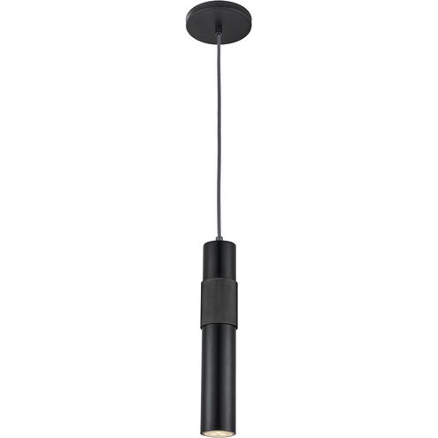 Passwell 1 Light 2.25 inch Matte Black Pendant Ceiling Light