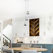 Artisan Collection/VENEZIA Series 7.5 inch Polished Chrome Pendant Ceiling Light