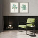 Botanical 22866 Green and Metallic Framed Art