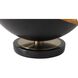 Luna Bella 13 inch 23 watt Black Accent Table Lamp Portable Light in Black and Gold