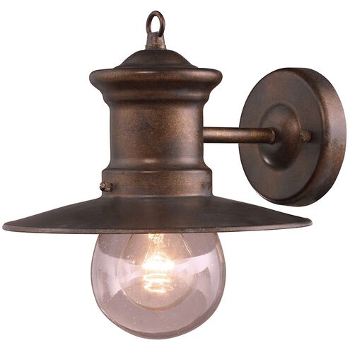 Maritime 1 Light 10 inch Hazelnut Bronze Outdoor Sconce