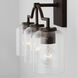 Carter 3 Light 22 inch Bronze Vanity Light Wall Light