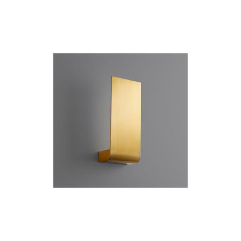 Halo LED 6 inch Aged Brass Sconce Wall Light