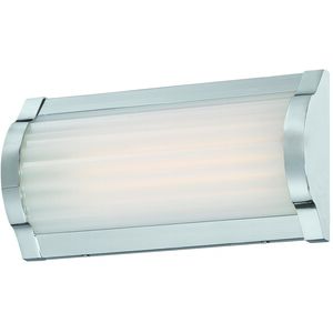 Verin LED 9.25 inch Chrome Bath Light Wall Light