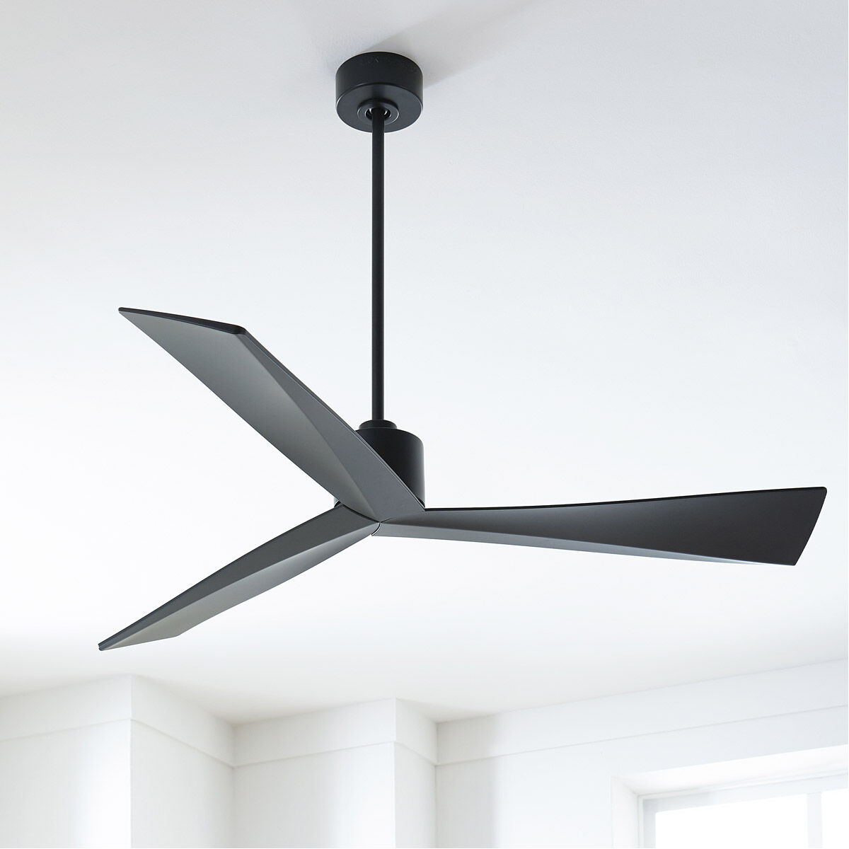 Adler 60 inch Matte Black Ceiling Fan