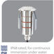 Inground Indicator Light 12 2 watt Stainless Steel Path Indicator Light in 2700K Warm LED, WAC Landscape
