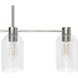 Lochemeade 4 Light 38 inch Brushed Nickel Linear Chandelier Ceiling Light