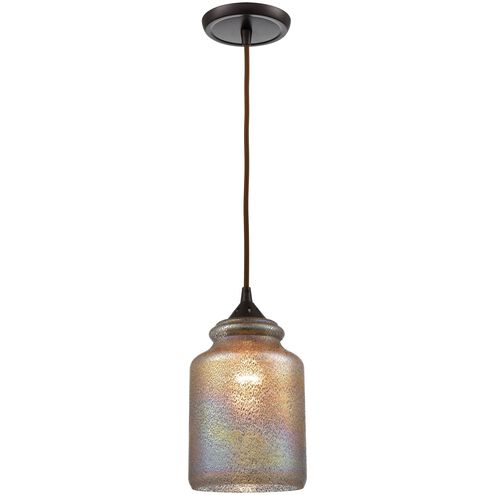 Illuminessence 1 Light 6 inch Oil Rubbed Bronze Mini Pendant Ceiling Light