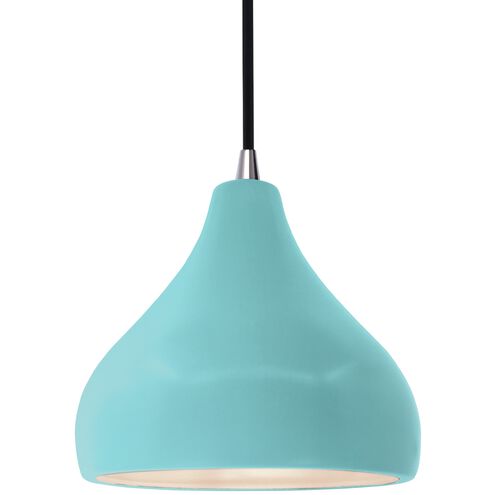 Radiance LED 8 inch Reflecting Pool and Brushed Nickel Pendant Ceiling Light