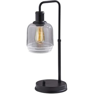 Barnett 21 inch 40.00 watt Black Table Lamp Portable Light, Simplee Adesso