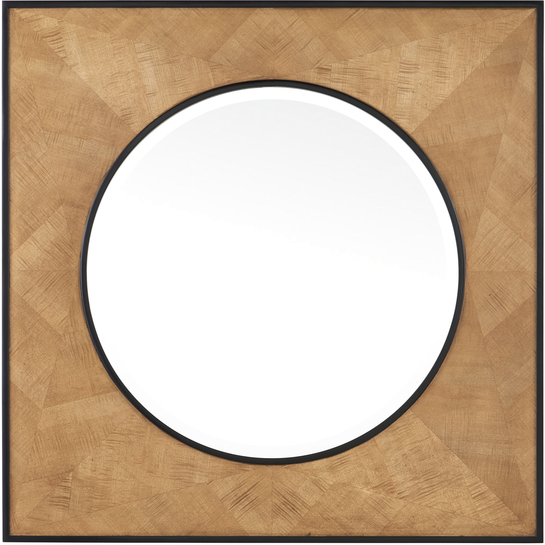 Kallista 36 X 36 inch Taupe/Black/Mirror Mirror