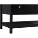Theo 48 X 22 X 34 inch Black Vanity Sink Set