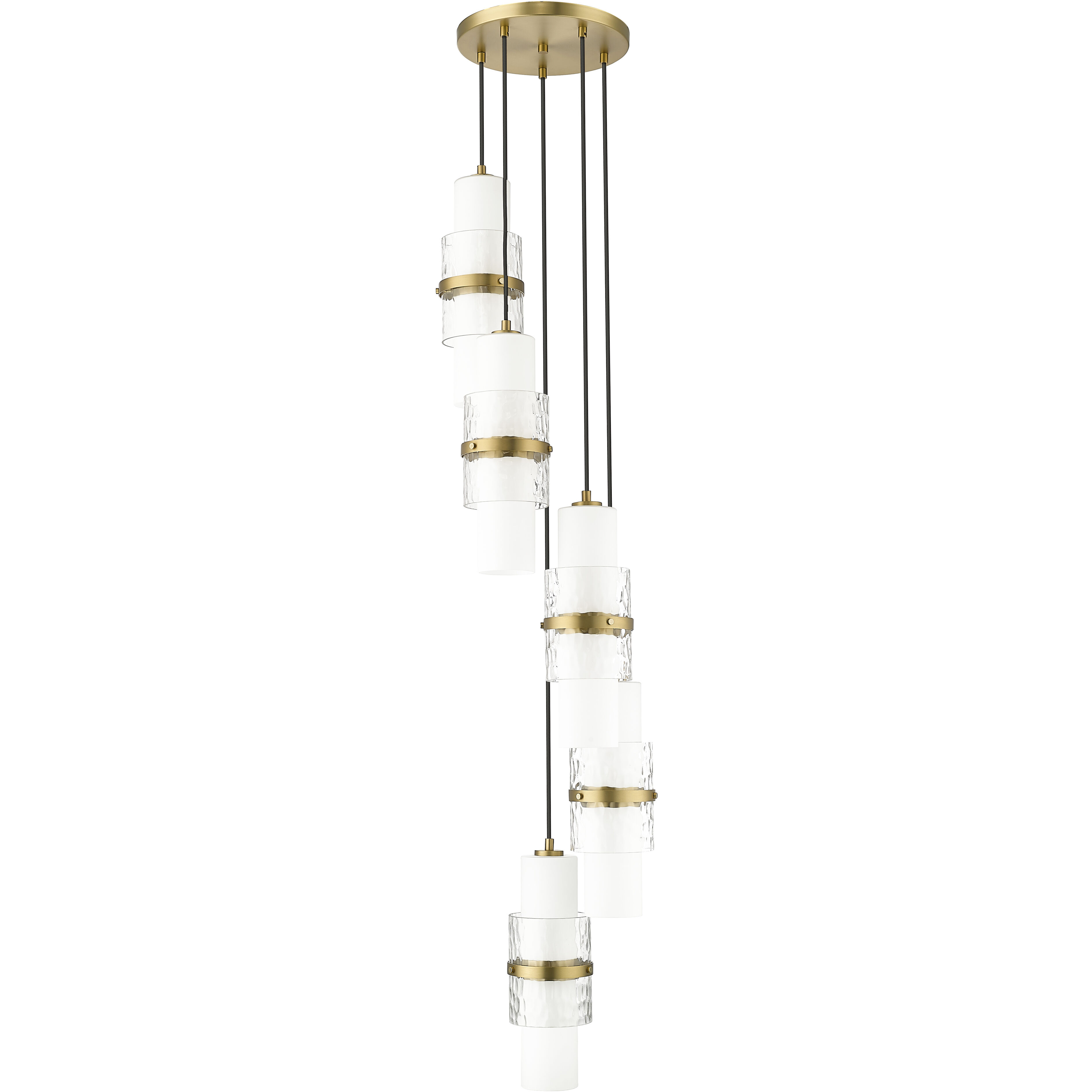 Cayden 5 Light 12 inch Modern Gold Chandelier Ceiling Light