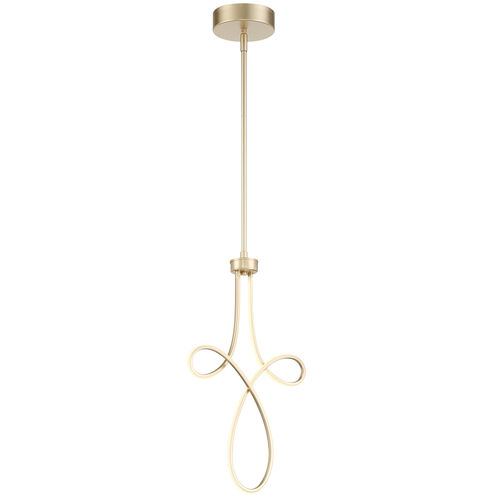 Astor LED 12 inch Soft Gold Mini Pendant Ceiling Light