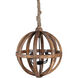 Pratt 4 Light 22 inch Brown Pendant Ceiling Light