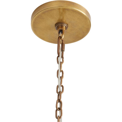 Katya 9 Light 28 inch Vintage Brass Chandelier Ceiling Light