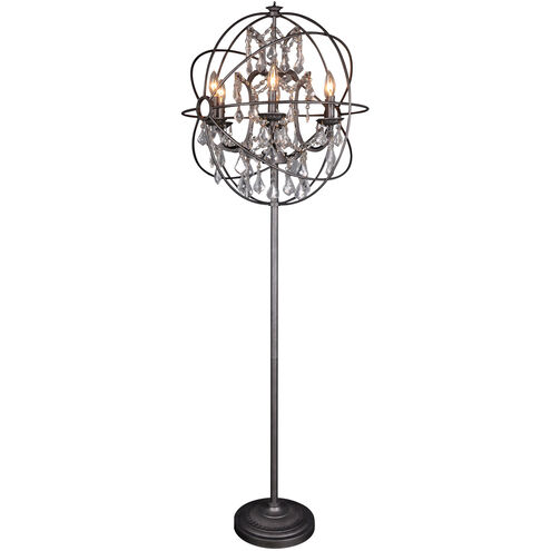 Adelina 68 inch 40.00 watt Grey Floor Lamp Portable Light