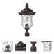 Armstrong 3 Light 23.5 inch Bronze Outdoor Post Mount Fixture