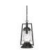 Kero 1 Light 9 inch Matte Black Exterior Hanging Lantern