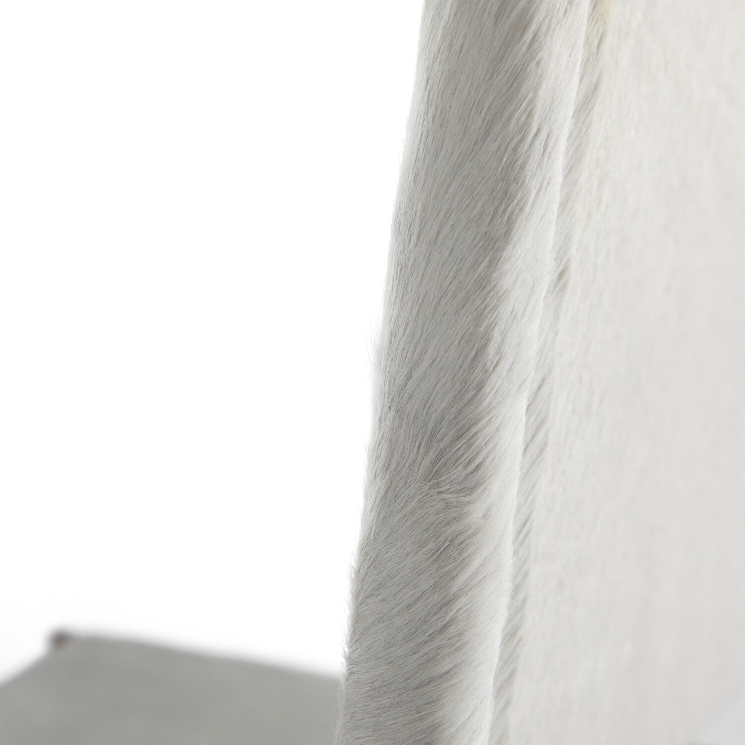 Landon Antique Aged Brass / Natural Ivory Hide Dining Chair