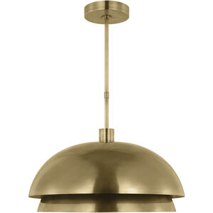 Sean Lavin Shanti LED 26 inch Natural Brass Line-Voltage Pendant Ceiling Light