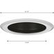 Recessed Lighting Black Recessed Baffle Trim, for 5in Housing P851-ICAT