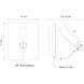 Dorchester Wall Sconce Wall Light in White