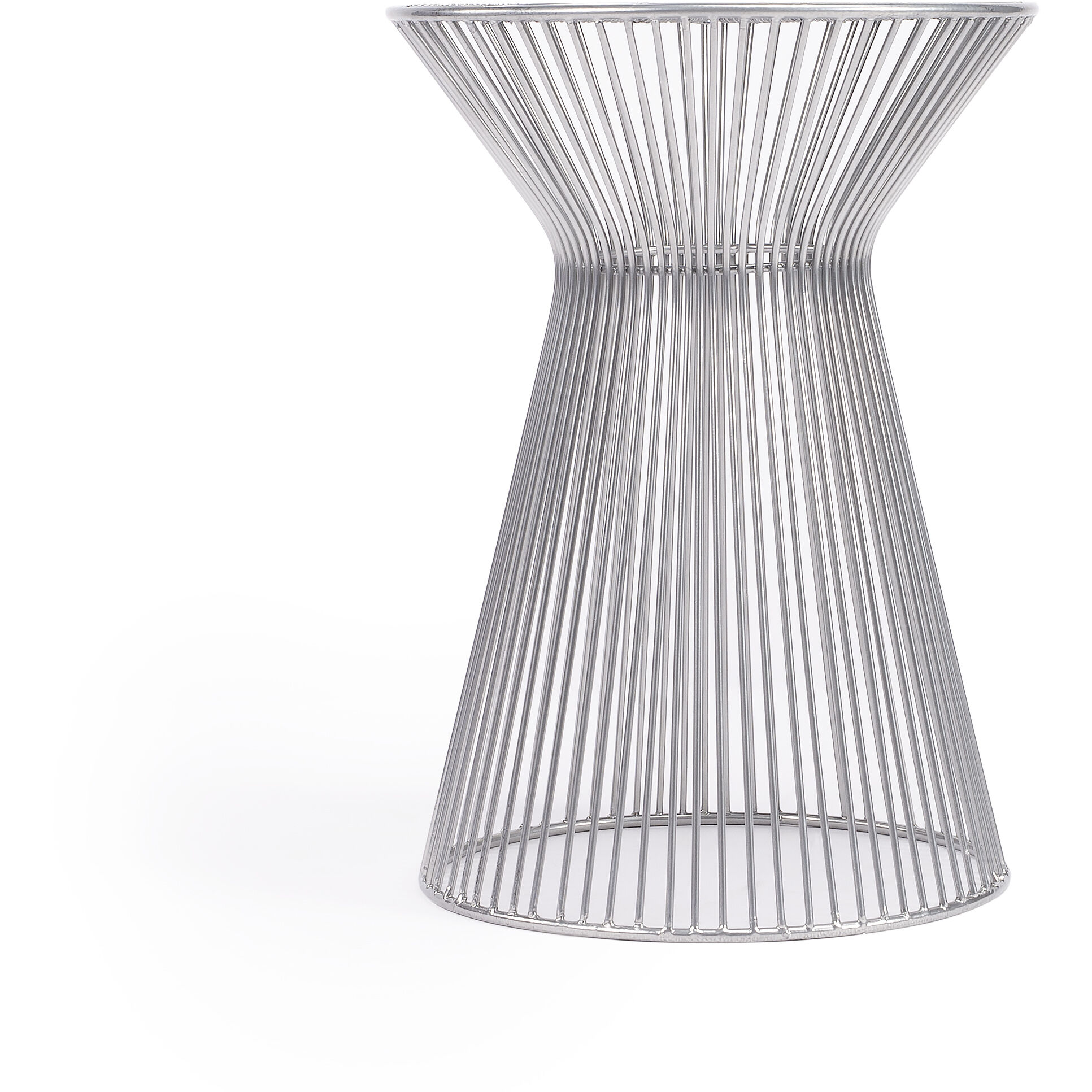 Greeley Silver Metal End or Side Table