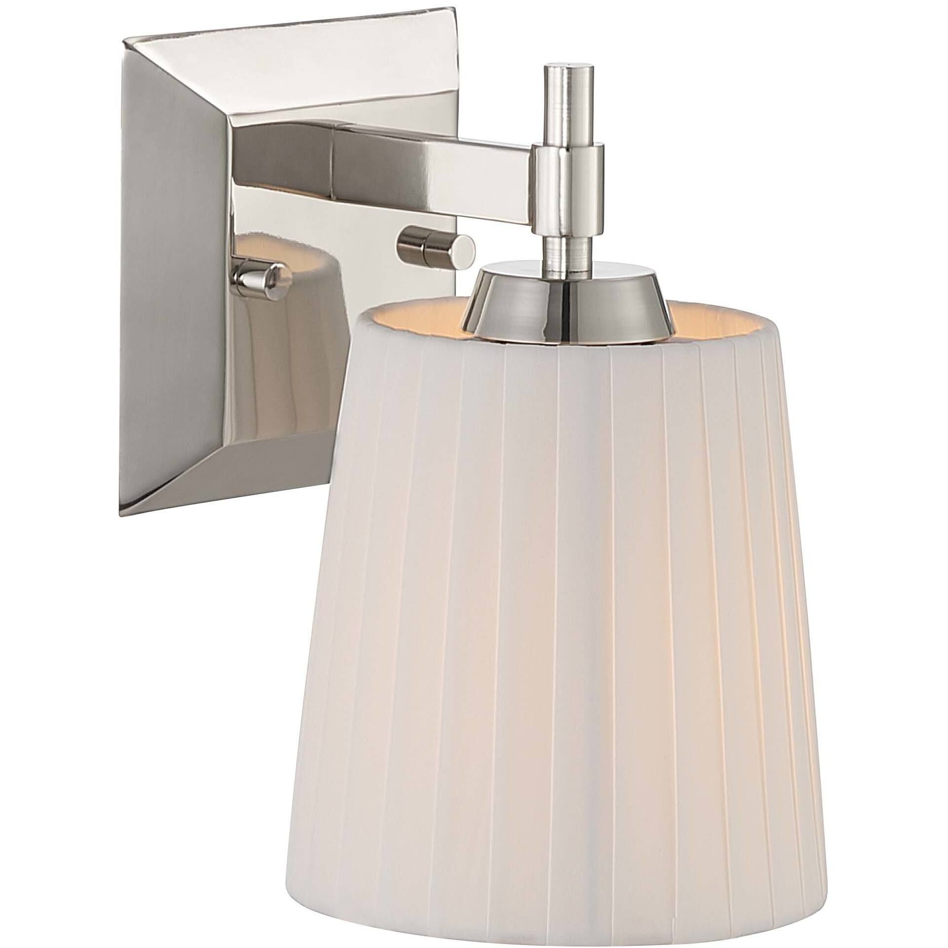 Yep Brilia 1 Light 5.5 inch Polished Nickel Wall Sconce Wall Light