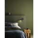 Koto 6.54 inch Matte Black Interior Reading Light Wall Light
