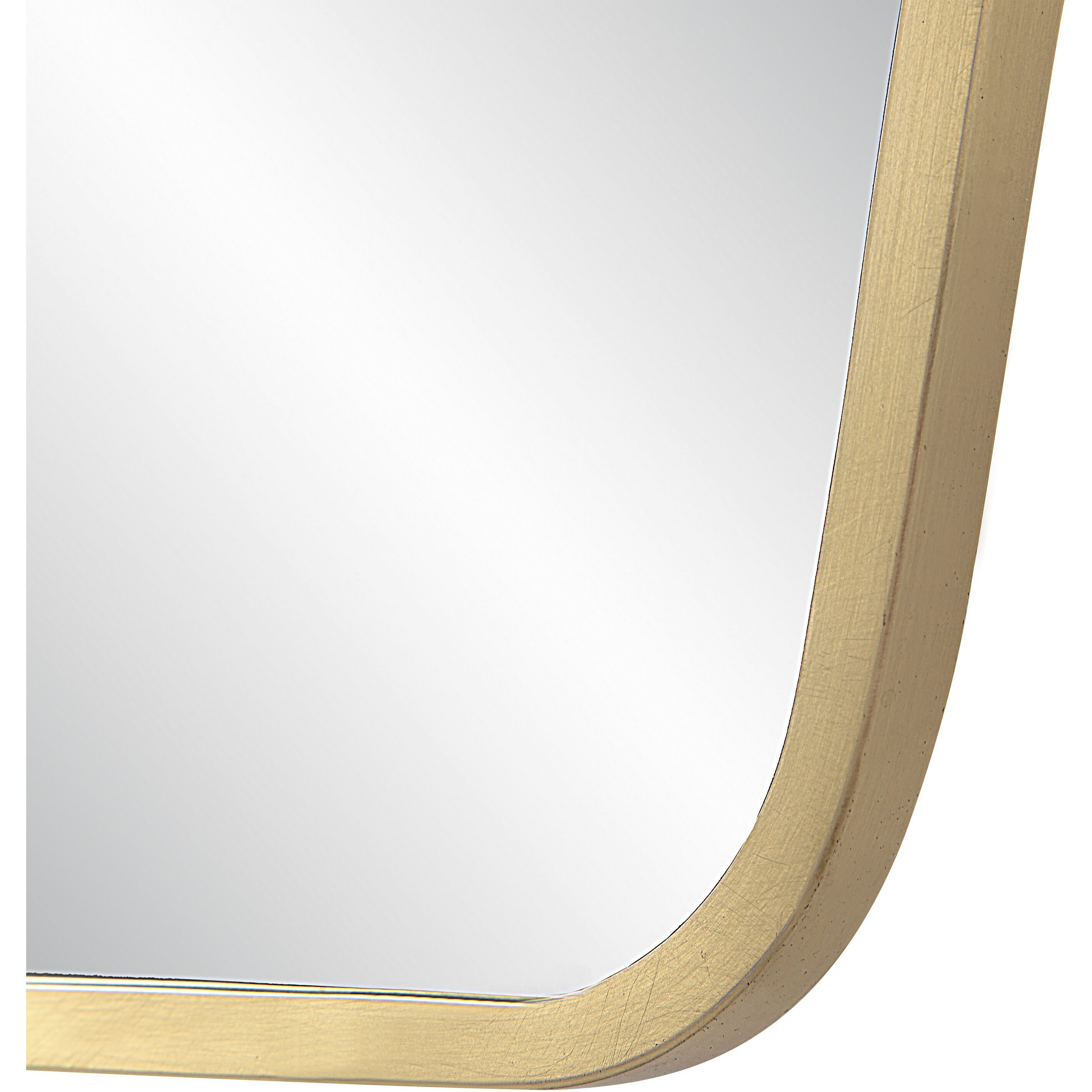 Mocha 40 X 26 inch Satin Brass Wall Mirror