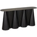 Salt and Pepper 59 X 13.5 inch Matte Black Console