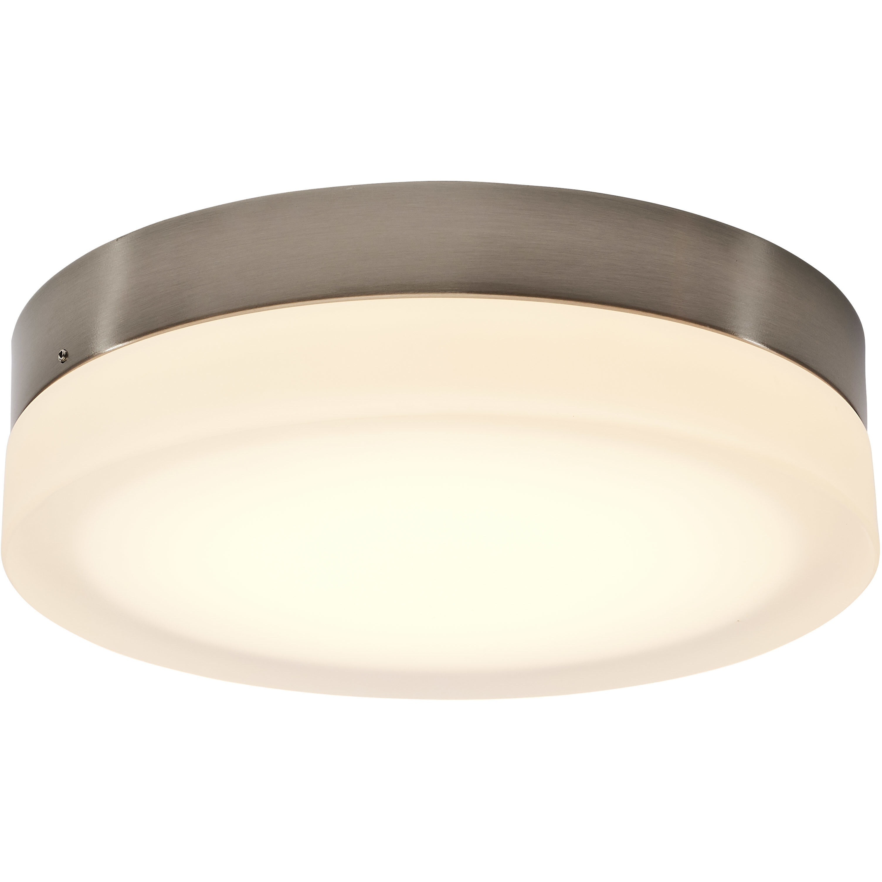 Pi LED 11 inch Brushed Nickel LED Flush Mount Ceiling Light