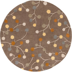 Athena 117 inch Gray and Yellow Area Rug, Wool