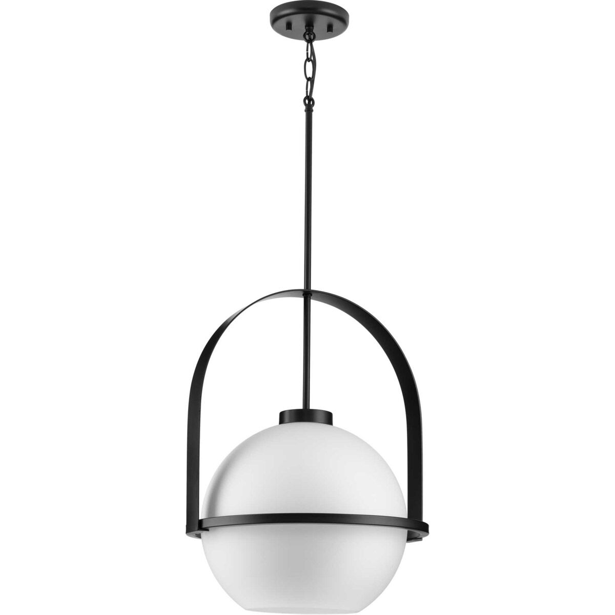 Delayne 1 Light 16 inch Matte Black Pendant Ceiling Light