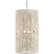 Mod 1 Light 16 inch Natural/Whitewash Pendant Ceiling Light