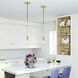 Lansdale 1 Light 5 inch Satin Brass Single Pendant Ceiling Light, Single